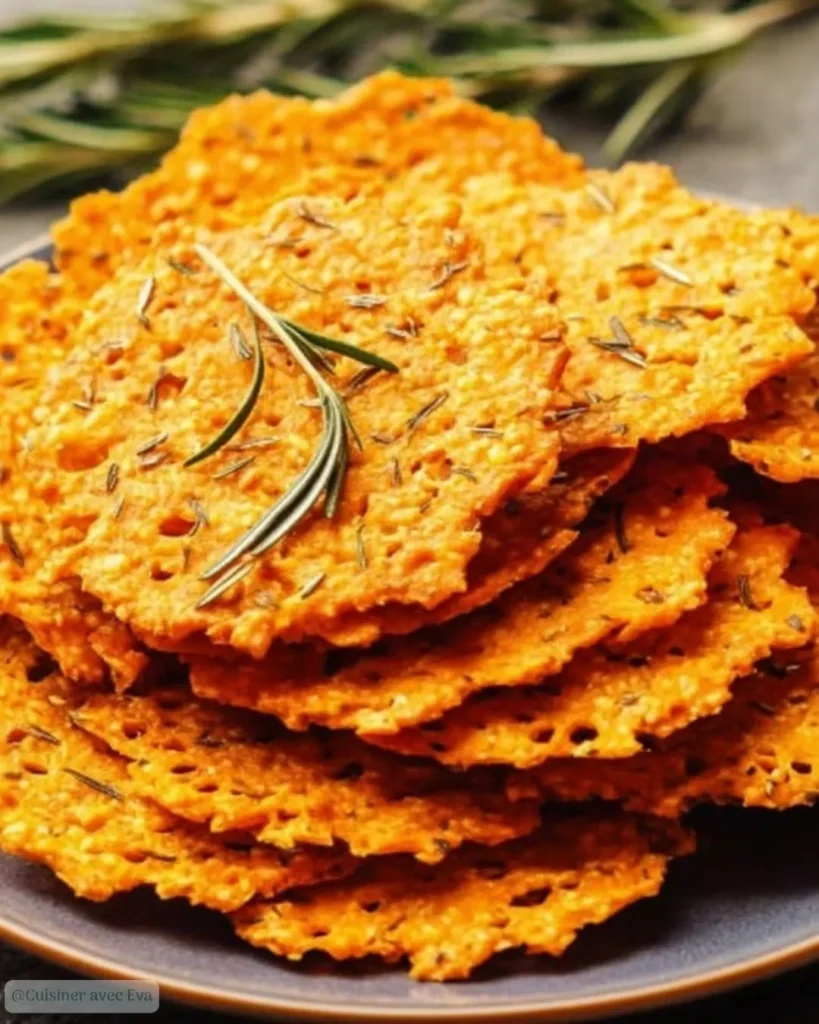 Crackers de Patate Douce croustillants et faciles