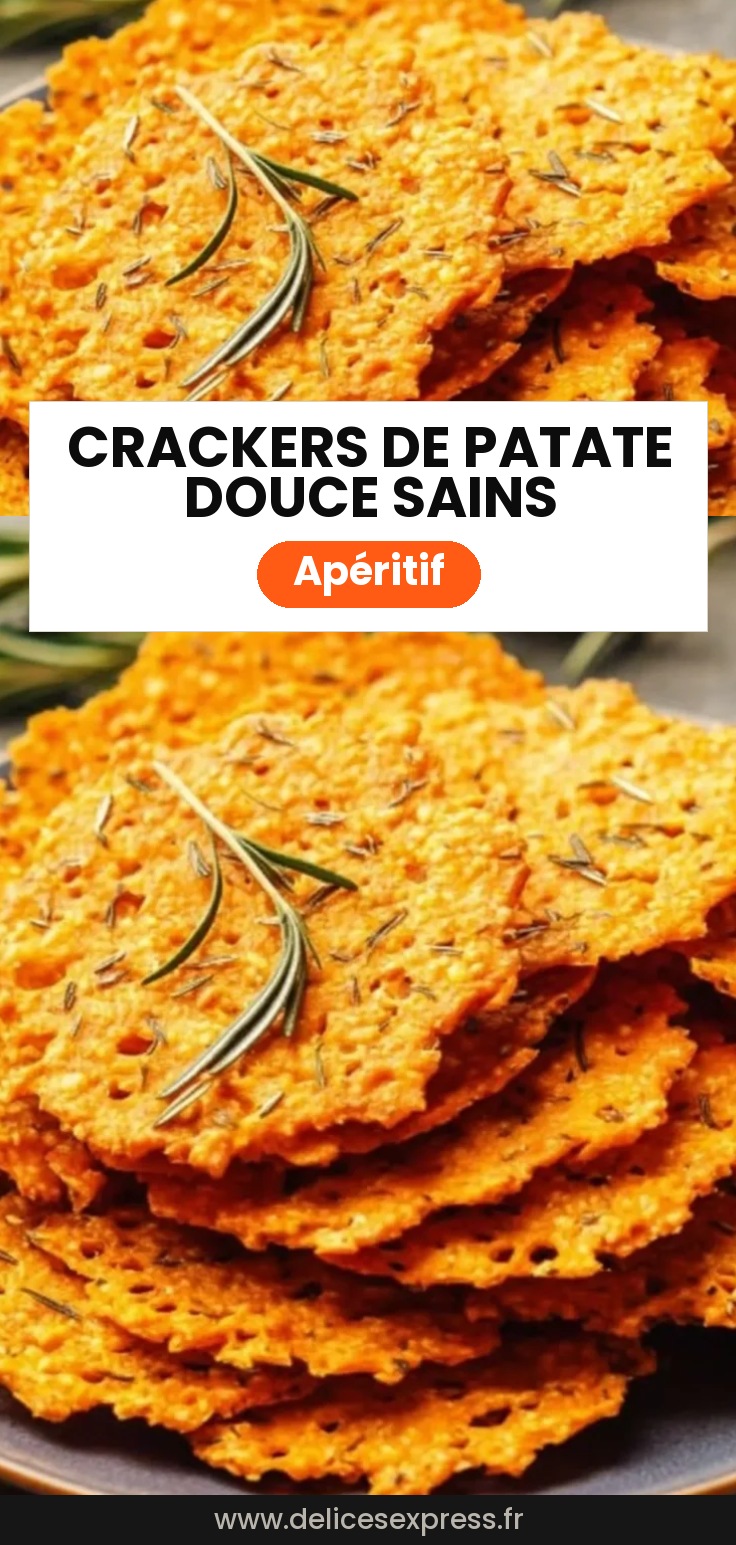 Crackers de Patate Douce : recette croustillante, saine et facile